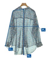 BABYLONE（バビロン）カジュアルシャツ 青 サイズ:38(M位) レディース/2200726672064