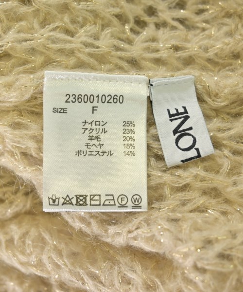 BABYLONE（バビロン）ニット・セーター ベージュ サイズ:F レディース/2200723367055