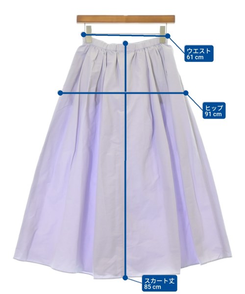 BABYLONE（バビロン）ロング・マキシ丈スカート 紫 サイズ:36(S位) レディース/2200685398050