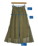 BABYLONE（バビロン）ロング・マキシ丈スカート カーキ サイズ:34(XS位) レディース/2200683223248