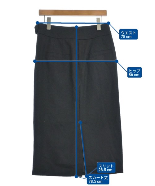 FRAMeWORK（フレームワーク）ロング・マキシ丈スカート 黒 サイズ:40(M位) レディース/2200627250040