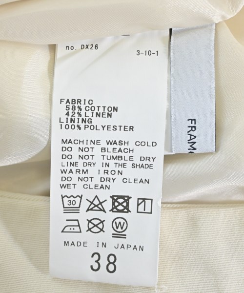 FRAMeWORK（フレームワーク）その他 白 サイズ:38(M位) レディース/2200632368044