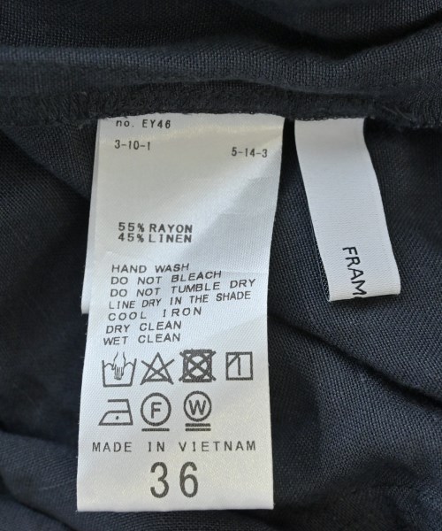 FRAMeWORK（フレームワーク）ロング・マキシ丈スカート 紺 サイズ:36(S位) レディース/2200632368075