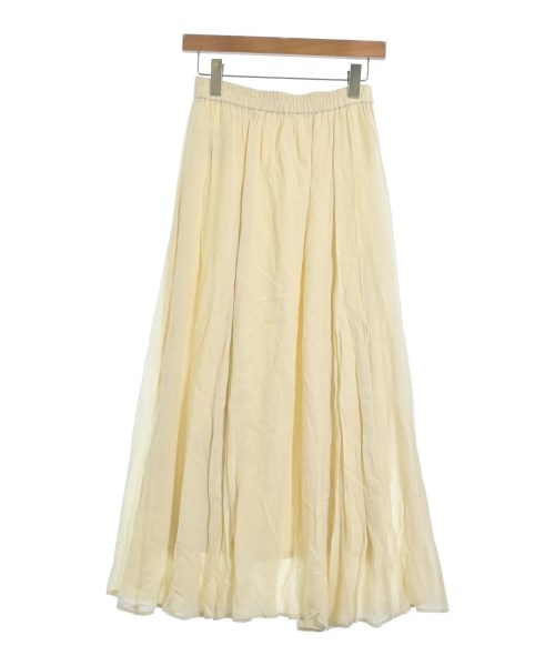 FRAMeWORK（フレームワーク）ロング・マキシ丈スカート 白 サイズ:36(S位) レディース/2200632368082