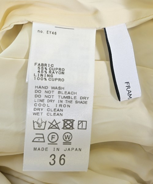 FRAMeWORK（フレームワーク）ロング・マキシ丈スカート 白 サイズ:36(S位) レディース/2200632368082