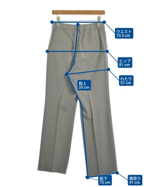 FRAMeWORK（フレームワーク）スラックス グレー サイズ:38(M位) レディース/2200621014044