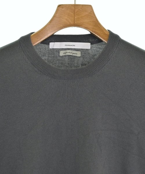 FRAMeWORK（フレームワーク）Tシャツ・カットソー グレー サイズ:F レディース/2200630084076