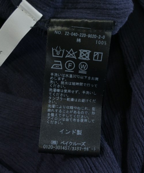 FRAMeWORK（フレームワーク）シャツワンピース 紺 サイズ:F レディース/2200630848074