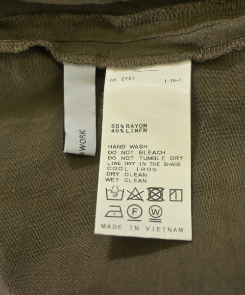 FRAMeWORK（フレームワーク）ブラウス カーキ サイズ:F レディース/2200630946060