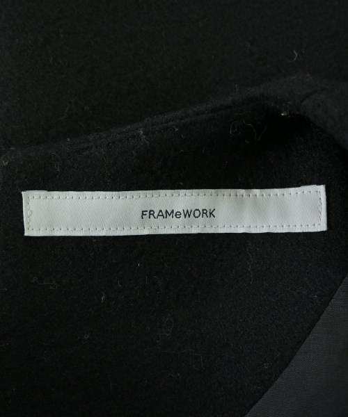 FRAMeWORK（フレームワーク）ワンピース 黒 サイズ:36(S位) レディース/2200621419191