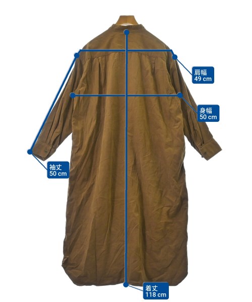 FRAMeWORK（フレームワーク）シャツワンピース 茶 サイズ:F レディース/2200635732101