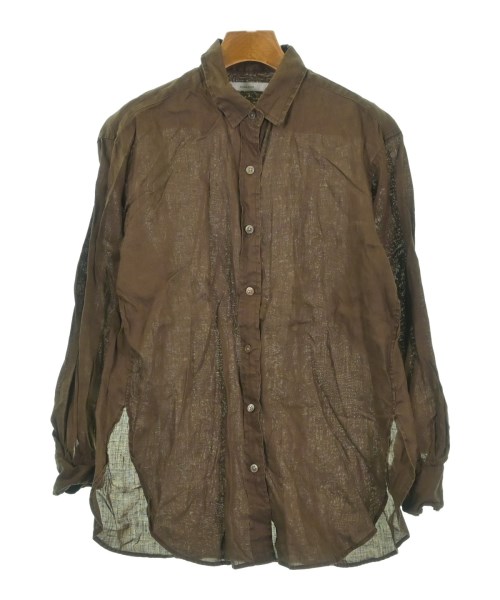 FRAMeWORK（フレームワーク）カジュアルシャツ 茶 サイズ:F レディース/2200620311021