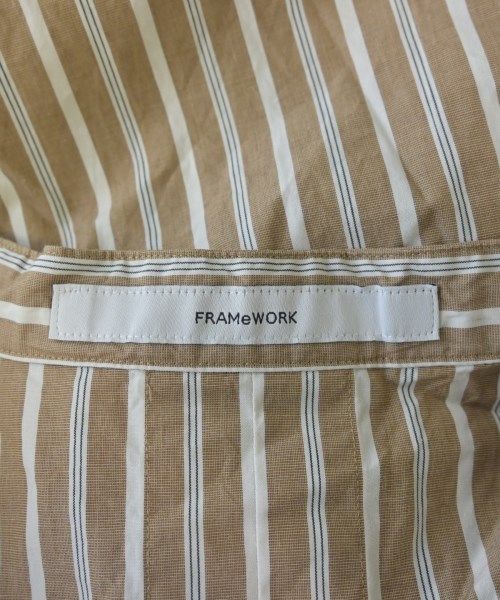 FRAMeWORK（フレームワーク）シャツワンピース 茶 サイズ:38(M位) レディース/2200621529227