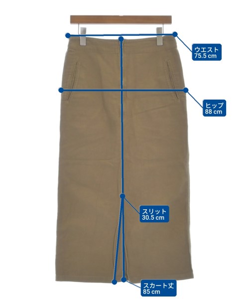 FRAMeWORK（フレームワーク）ロング・マキシ丈スカート 茶 サイズ:40(M位) レディース/2200630111024