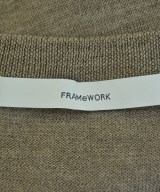 FRAMeWORK（フレームワーク）ワンピース 茶 サイズ:F レディース/2200636136045