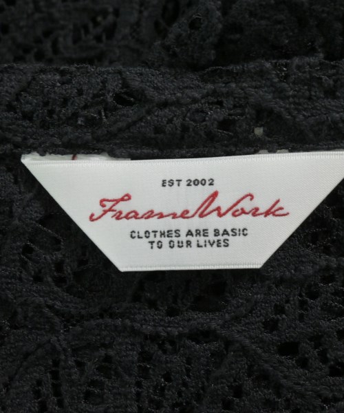 FRAMeWORK（フレームワーク）カジュアルシャツ 黒 サイズ:F レディース/2200634137037