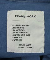 FRAMeWORK（フレームワーク）シャツワンピース 青 サイズ:F レディース/2200634339073