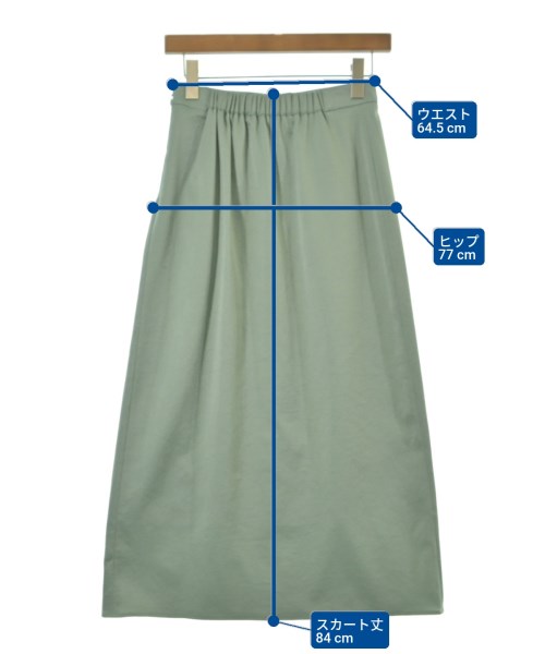 FRAMeWORK（フレームワーク）ロング・マキシ丈スカート 緑 サイズ:36(S位) レディース/2200638215137