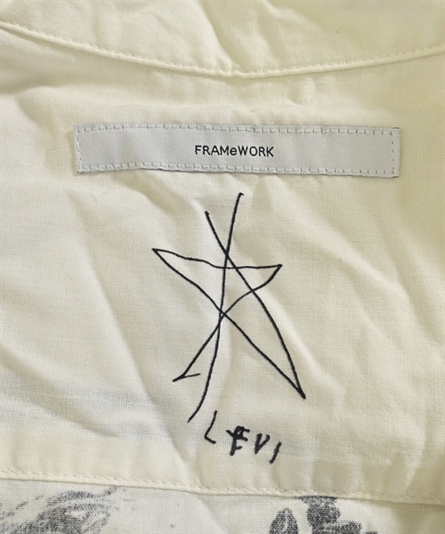 FRAMeWORK（フレームワーク）カジュアルシャツ 白 サイズ:-(M位) レディース/2200620350037