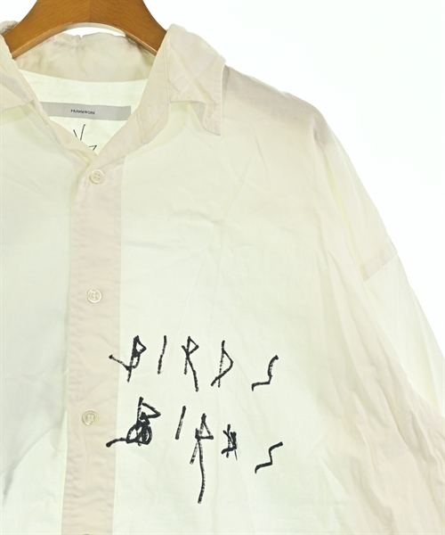 FRAMeWORK（フレームワーク）カジュアルシャツ 白 サイズ:-(M位) レディース/2200620350037