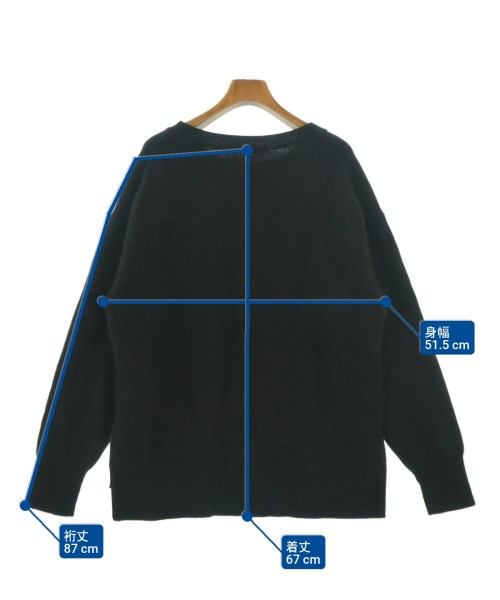 FRAMeWORK（フレームワーク）ニット・セーター 黒 サイズ:F レディース/2200625139019