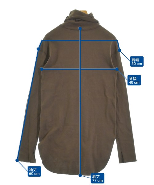 FRAMeWORK（フレームワーク）Tシャツ・カットソー 茶 サイズ:-(M位) レディース/2200638352047