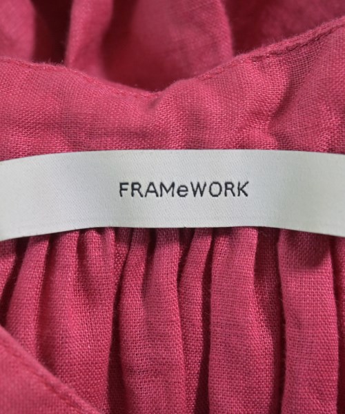 FRAMeWORK（フレームワーク）シャツワンピース ピンク サイズ:F レディース/2200623650011