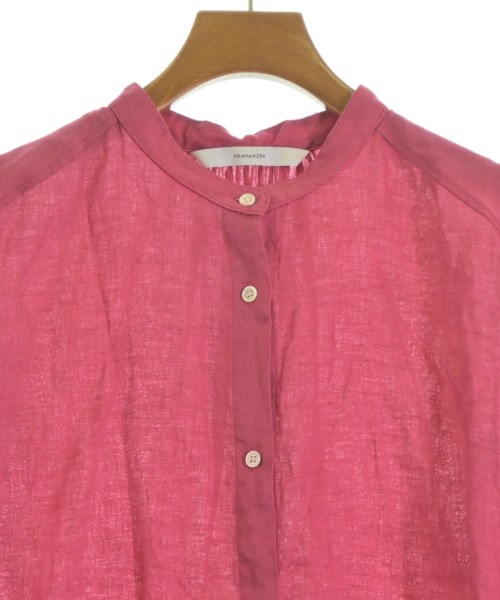 FRAMeWORK（フレームワーク）シャツワンピース ピンク サイズ:F レディース/2200623650011