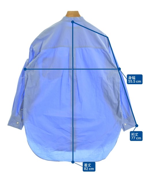 FRAMeWORK（フレームワーク）カジュアルシャツ 青 サイズ:F レディース/2200635911070