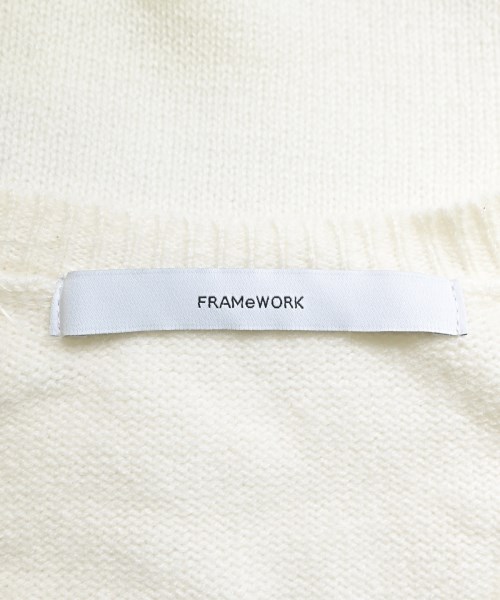 FRAMeWORK（フレームワーク）ニット・セーター 白 サイズ:F レディース/2200638257045