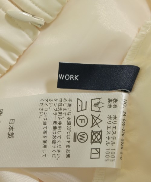 FRAMeWORK（フレームワーク）ロング・マキシ丈スカート 白 サイズ:38(M位) レディース/2200624058014