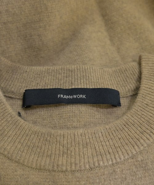 FRAMeWORK（フレームワーク）ニット・セーター ベージュ サイズ:-(M位) レディース/2200634981050