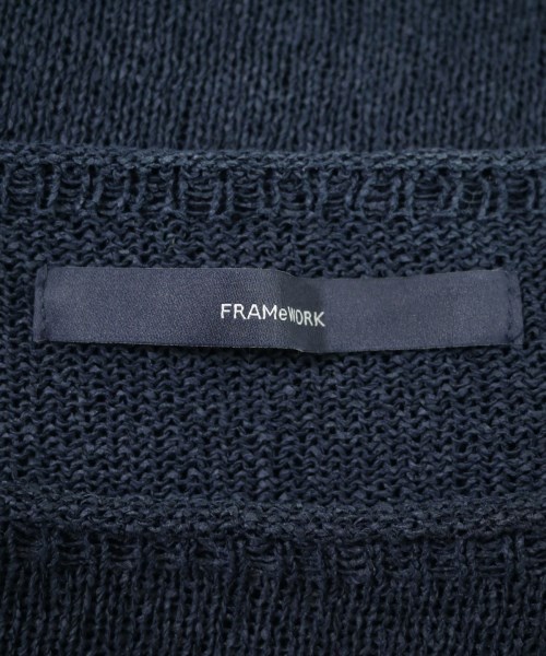 FRAMeWORK（フレームワーク）ニット・セーター 紺 サイズ:F レディース/2200635656063