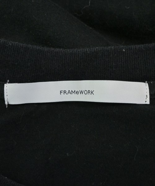 FRAMeWORK（フレームワーク）Tシャツ・カットソー 黒 サイズ:-(M位) レディース/2200623367278