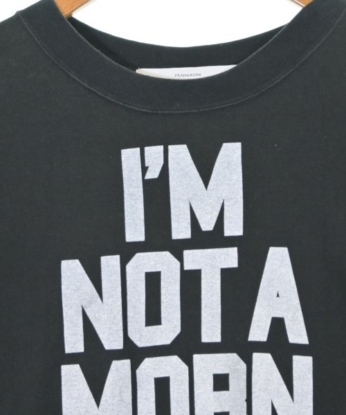 FRAMeWORK（フレームワーク）Tシャツ・カットソー 黒 サイズ:-(M位) レディース/2200623367278