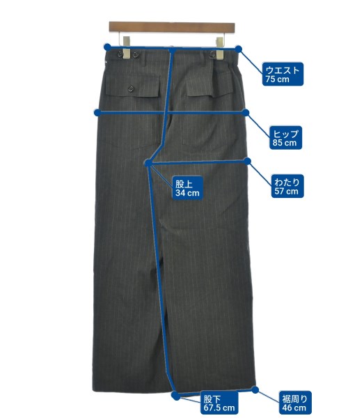 FRAMeWORK（フレームワーク）スラックス グレー サイズ:38(M位) レディース/2200637521017