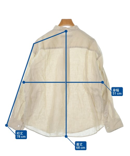 FRAMeWORK（フレームワーク）カジュアルシャツ ベージュ サイズ:F レディース/2200635280046