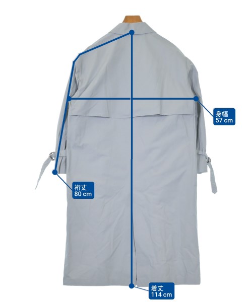 FRAMeWORK（フレームワーク）チェスターコート 青 サイズ:36(S位) レディース/2200637663014