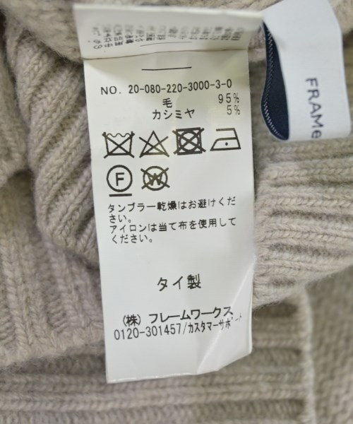 FRAMeWORK（フレームワーク）ニット・セーター グレー サイズ:F レディース/2200641207082