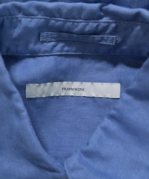 FRAMeWORK（フレームワーク）カジュアルシャツ 青 サイズ:F レディース/2200641574269