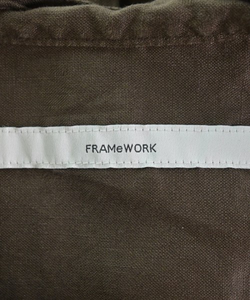 FRAMeWORK（フレームワーク）ブラウス 茶 サイズ:F レディース/2200630053171