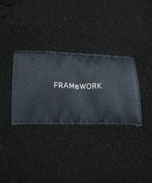 FRAMeWORK（フレームワーク）ピーコート 黒 サイズ:36(S位) レディース/2200636142015