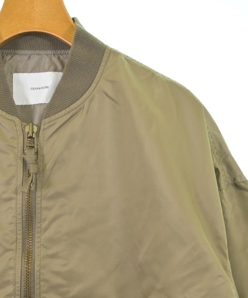 FRAMeWORK（フレームワーク）ミリタリーブルゾン ベージュ サイズ:36(S位) レディース/2200631287018