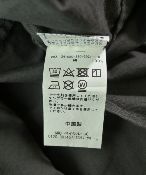 FRAMeWORK（フレームワーク）カジュアルシャツ グレー サイズ:F レディース/2200636622029