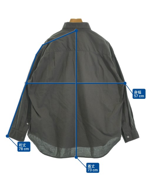 FRAMeWORK（フレームワーク）カジュアルシャツ グレー サイズ:F レディース/2200636622029