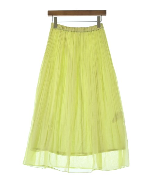 FRAMeWORK(フレームワーク)ロング・マキシ丈スカート 黄 サイズ:36(S位)/2200637851077