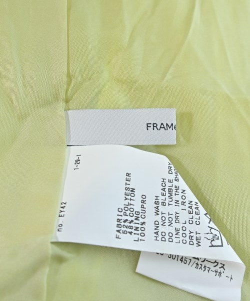 FRAMeWORK（フレームワーク）ロング・マキシ丈スカート 黄 サイズ:36(S位) レディース/2200637851077