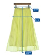 FRAMeWORK（フレームワーク）ロング・マキシ丈スカート 黄 サイズ:36(S位) レディース/2200637851077