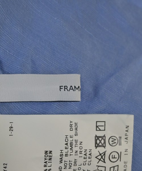 FRAMeWORK（フレームワーク）ブラウス 青 サイズ:F レディース/2200633653033