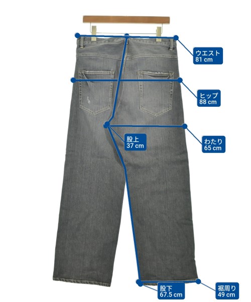 FRAMeWORK（フレームワーク）デニムパンツ グレー サイズ:40(M位) レディース/2200642904027